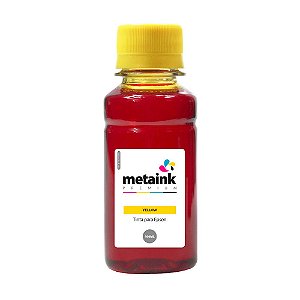 Tinta para Epson EcoTank L210 Yellow 100ml Corante MetaInk