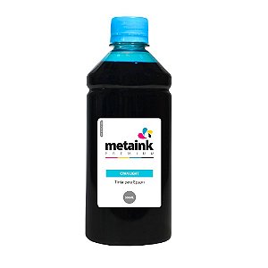 Tinta para Epson EcoTank L1800 Cyan Light 500ml Corante MetaInk