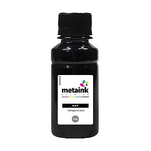 Tinta para Epson EcoTank T504 Black 100ml Pigmentada MetaInk