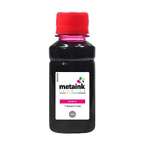 Tinta para Canon MegaTank G1111 Magenta 100ml Corante MetaInk