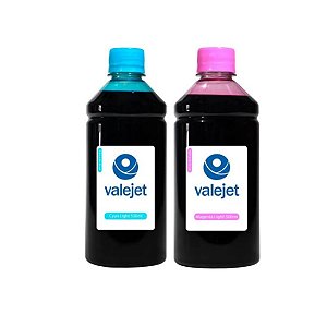 Kit 2 Tintas Epson Cyan Ligth Magenta Light 500ml