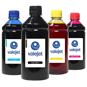 Kit 4 Tintas Epson Bulk Ink L4260 CMYK 500ml Valejet