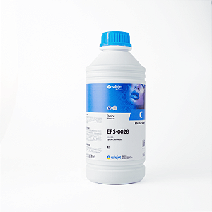 Tinta Corante Importada para Epson Valejet Premium Cyan 1 Litro
