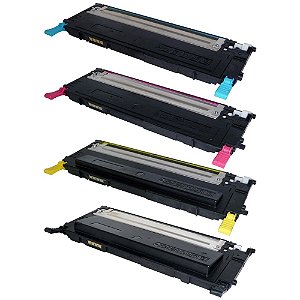 Kit 4 Toner para Samsung CLP 315 | CLX 3170 CMYK Compativel