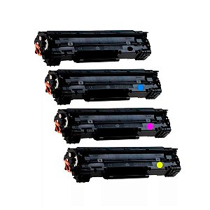 Kit 4 Toners para HP M277DW | M252DW CMYK Compatível Importado