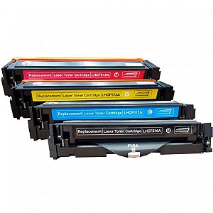 Kit 4 Toners para HP 204A | M180 | M154 CMYK  Compativel