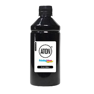 Tinta para Cartucho HP 46 | 2529 | 4729 Black 500ml Pigmentada Aton