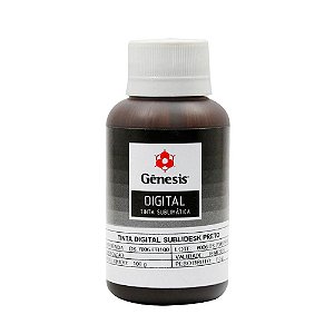 Tinta para Sublimação Digital Gênesis para Epson Universal Alta Performance Black 100ml