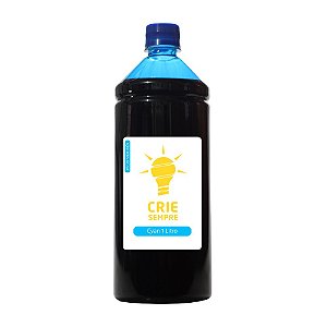 Tinta para HP 662 | 2546 | 1516 Cyan Crie Sempre Corante 1 Litro