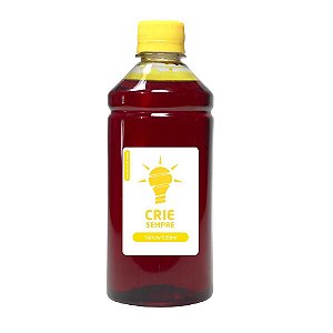 Tinta HP 662 | 2546 | 2515 | 1516 Yellow Crie Sempre Corante 500ml