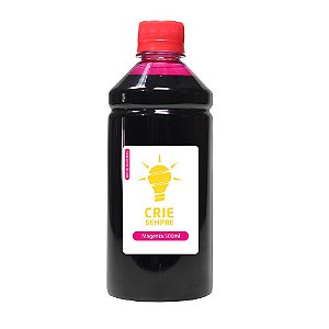 Tinta HP 664 | 664XL | 1115 | 3636 Magenta Crie Sempre Corante 500ml