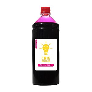 Tinta para Cartucho HP 122 | 122XL Magenta 1 Litro Corante Crie Sempre