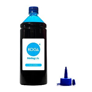 Tinta para Epson EcoTank L395 Cyan Corante 1 Litro Koga