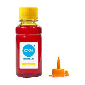 Tinta para Epson L380 Bulk Ink Yellow 100ml Corante Koga