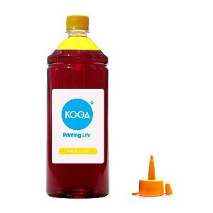 Tinta para Epson Bulk Ink L495 Yellow 1 Litro Corante Koga