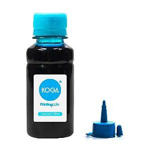 Tinta para Epson T673 Bulk Ink Cyan Light 100ml Corante Koga