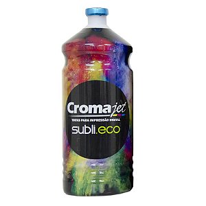 Tinta Sublimática para Epson L800 EcoTank Cyan 1Kg Cromajet