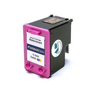 Cartucho para HP 60XL | CC641WB Colorido Compatível 12,5ml