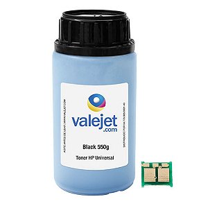 Refil de Toner e Chip para HP CC364A | 64A | P4014 | 4015 Químico 550g