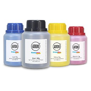 Kit 4 Refis de Toner HP CP2025 | 2320 ATON CMYK