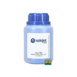 Refil de Toner + Chip Para HP 130A | CF351 35g Cyan