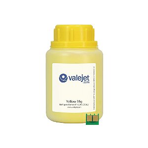 Refil de Toner + Chip Para HP 130A | CF352 35G Yellow