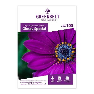 Papel Glossy A4 135g Greenbelt 100 folhas
