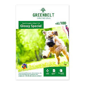 Papel Fotográfico A4 Glossy 260gr Greenbelt 100 folhas