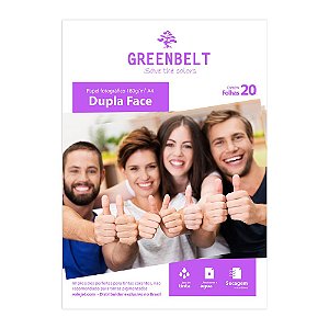 Papel Fotográfico Dupla Face 180g 20 folhas