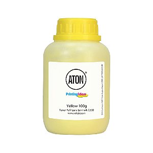 Refil de Toner Lexmark C500 | C500N | X500 | X500N Yellow 100g Aton