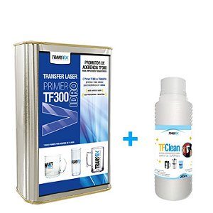 KIT PRIMER + TFCLEAN TRANSFIX PARA VIDRO TF300 900ML