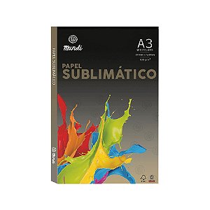 Papel para Sublimação Mundi Globinho A3 100g Pacote com 100 folhas