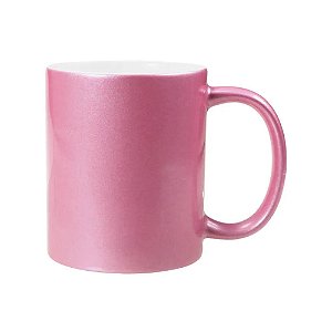 Caneca para Sublimação de Cerâmica Perolada Rose