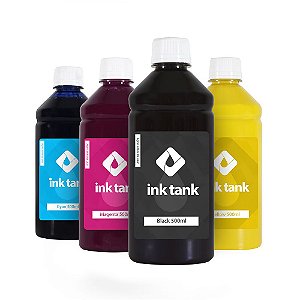 Kit 4 Tintas para Epson XP241 Sublimatica Bulk Ink 500 ml - Ink Tank