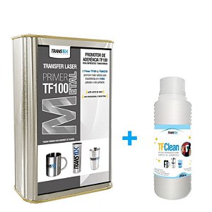 KIT PRIMER + TFCLEAN TRANSFIX PARA METAL TF100 900ML