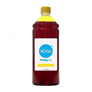 Tinta para Bulk Ink HP GT52 Yellow Corante 1 Litro Koga