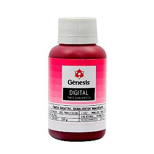 TINTA SUBLIMÁTICA GÊNESIS Digital Sublidesk Universal Magenta 100ml