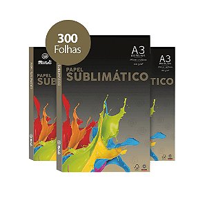 Papel para Sublimação Mundi Globinho A3 100g Pacote com 300 folhas