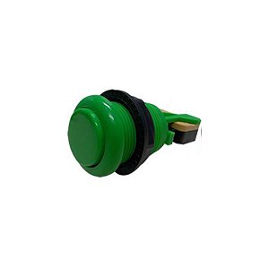Botão de Nylon Verde Aegir com Microswitch (Interruptor)