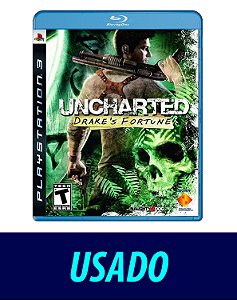 Jogo Uncharted Drake's Fortune - Ps3 Capa Blu-ray - Usado