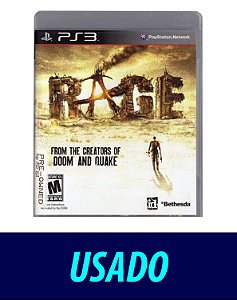 Jogo Rage - Ps3 - Usado