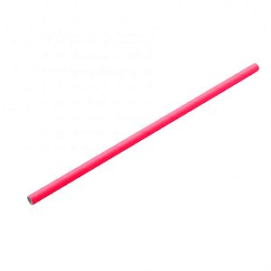 Canudo Papel Liso Rosa Pink 197x6mm 20un