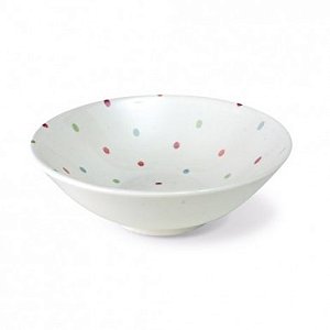 Bowl em Cerâmica Color Dots com 1 unidade