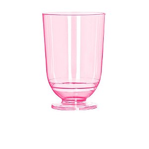 Taça para licor Rosa Neon 50ml pacote com 10 unidades