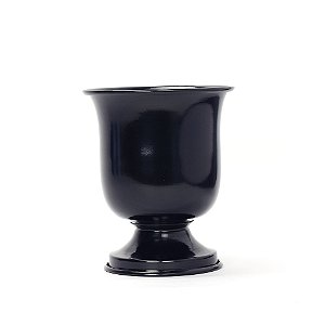 Vaso Decorativo Romano pequeno tipo-a Preto com 1 unidade