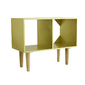 Nicho Decorativo duplo horizontal ouro tipo-a com 1 unidade