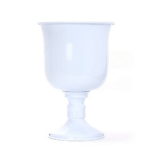 Vaso Decorativo Médio Grego tipo-a Branco com 1 unidade