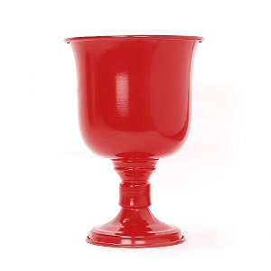 Vaso Decorativo Médio Grego tipo-a Vermelho com 1 unidade