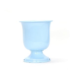 Vaso Decorativo Romano pequeno tipo-a Azul Bebê com 1 unidade