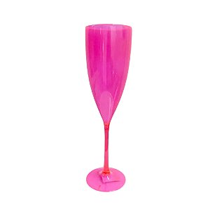Taça Champanhe 170ml Rosa Neon